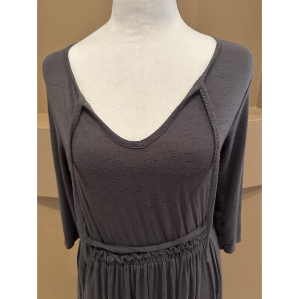 Matilda Jane Size S Choose Your Own Path Go West Maxi Dress Women Space Dye Gray - Picture 3 of 8